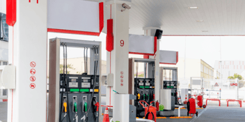 gas station